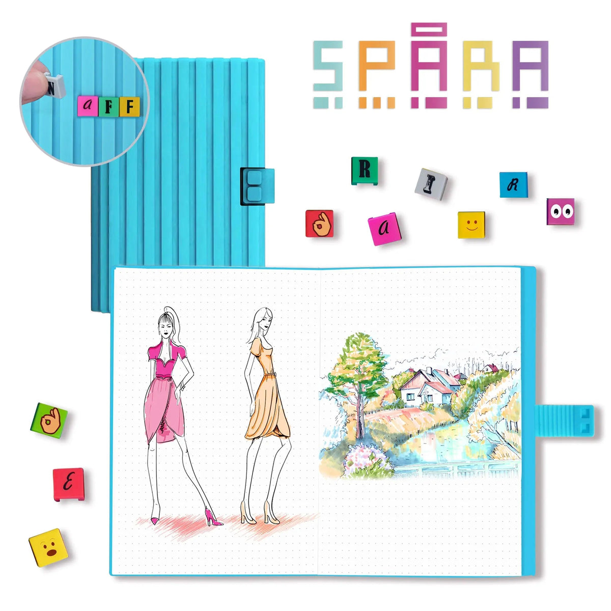 WAFF Spara With Slides Kit (Medium) Notebook (4" X 5.75")
