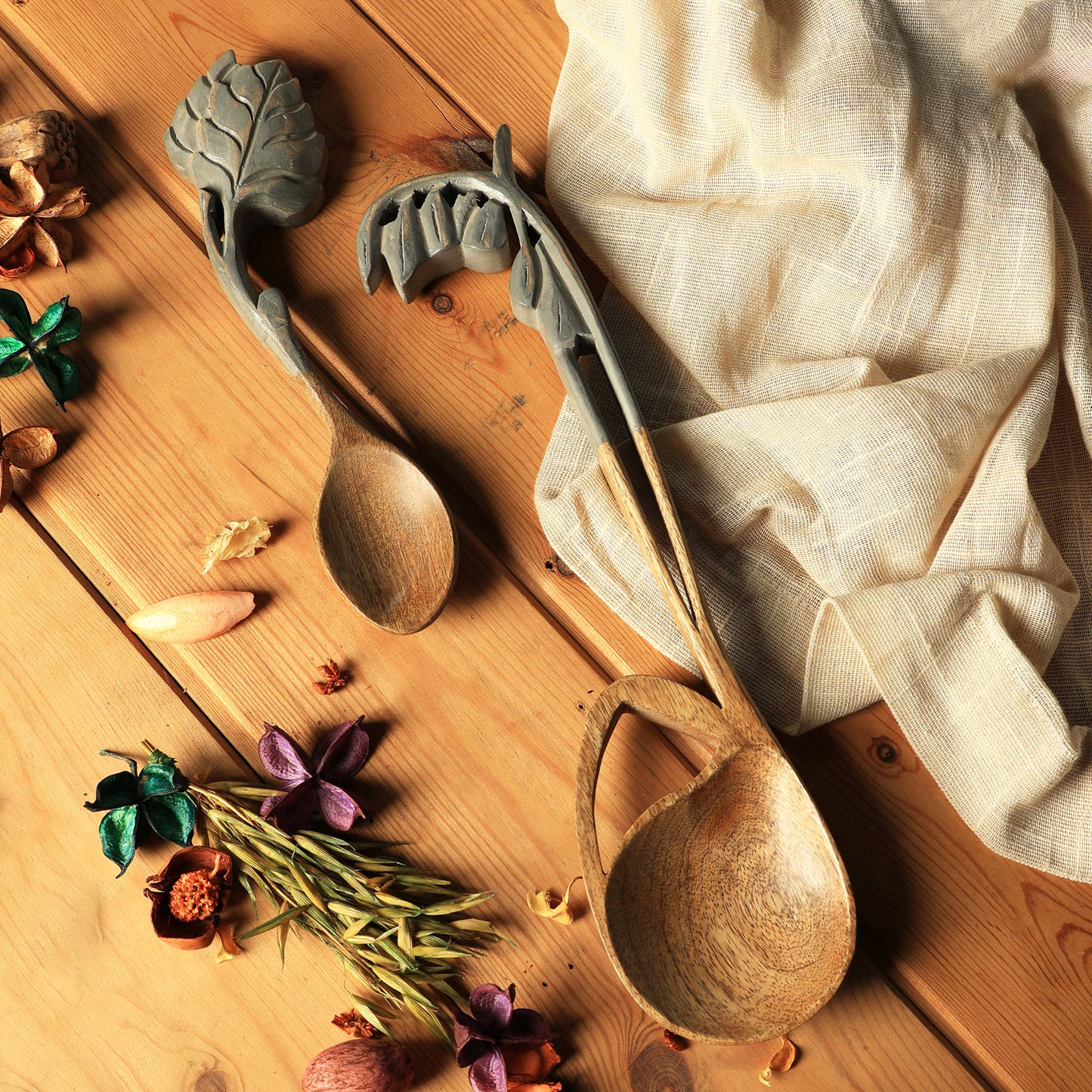 2 Piece Wooden Cooking Utensil Set/Salad Servers
