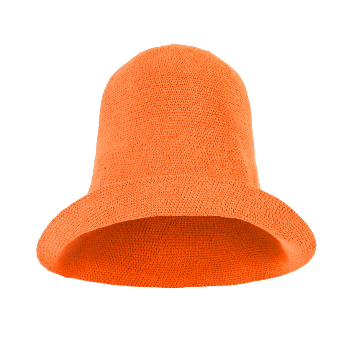 BLOOM Crochet Sun Hat in Tangerine Orange