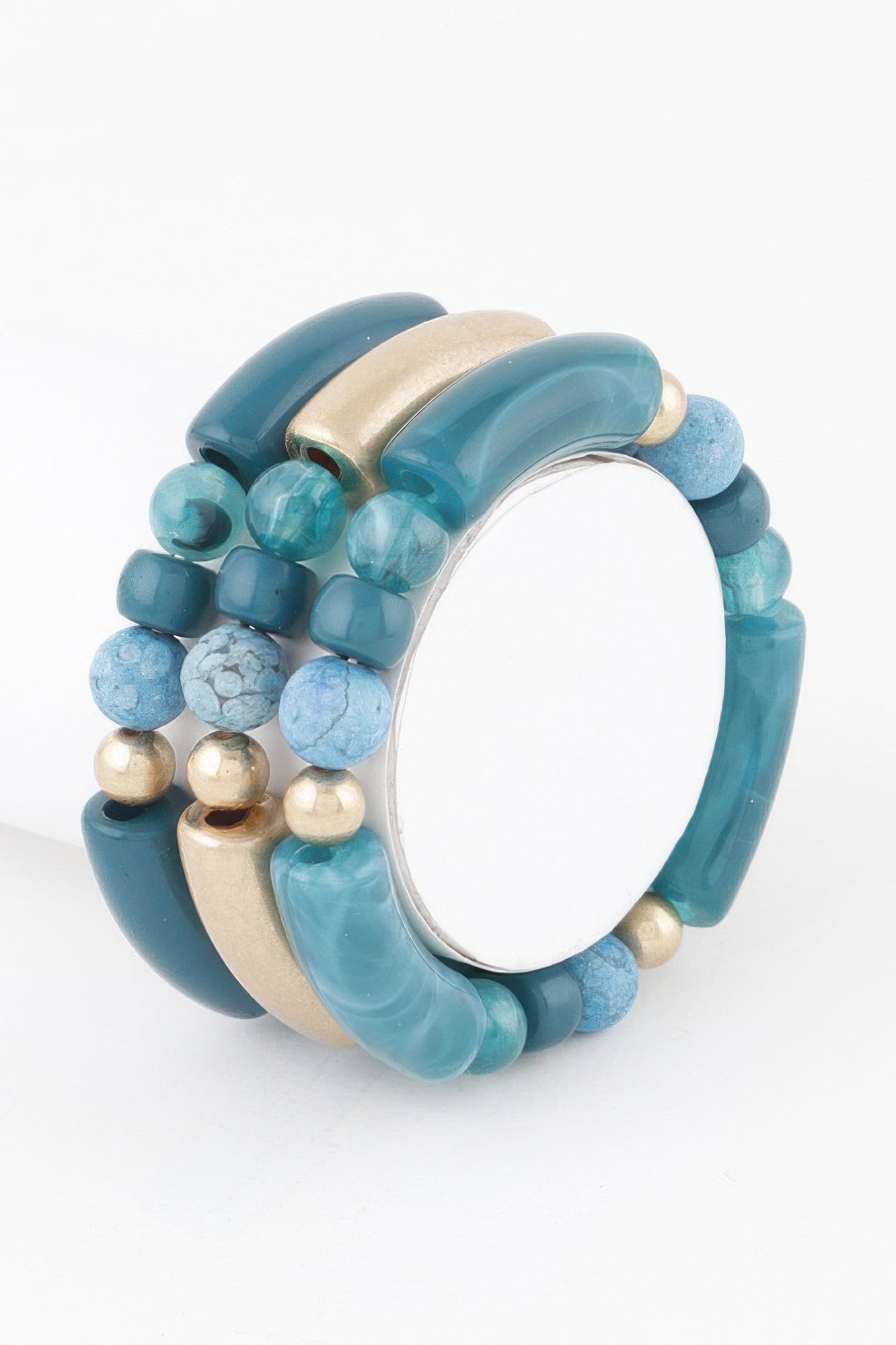 BROOKLYN Two-Toned Bead Bracelet - New Collection Los Angeles - BYMANYC ® New York