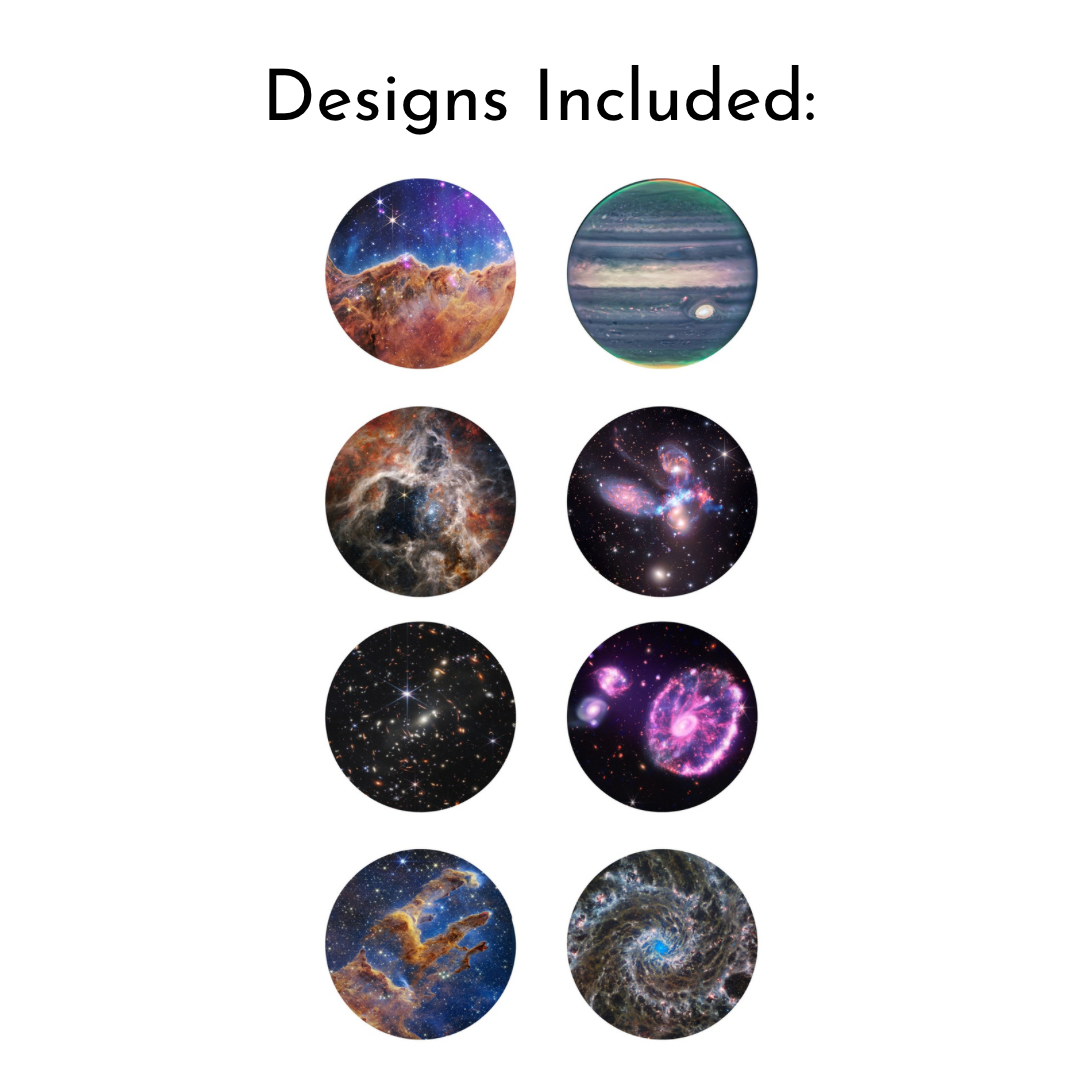 Interchangeable JWST First Images Lapel Pin