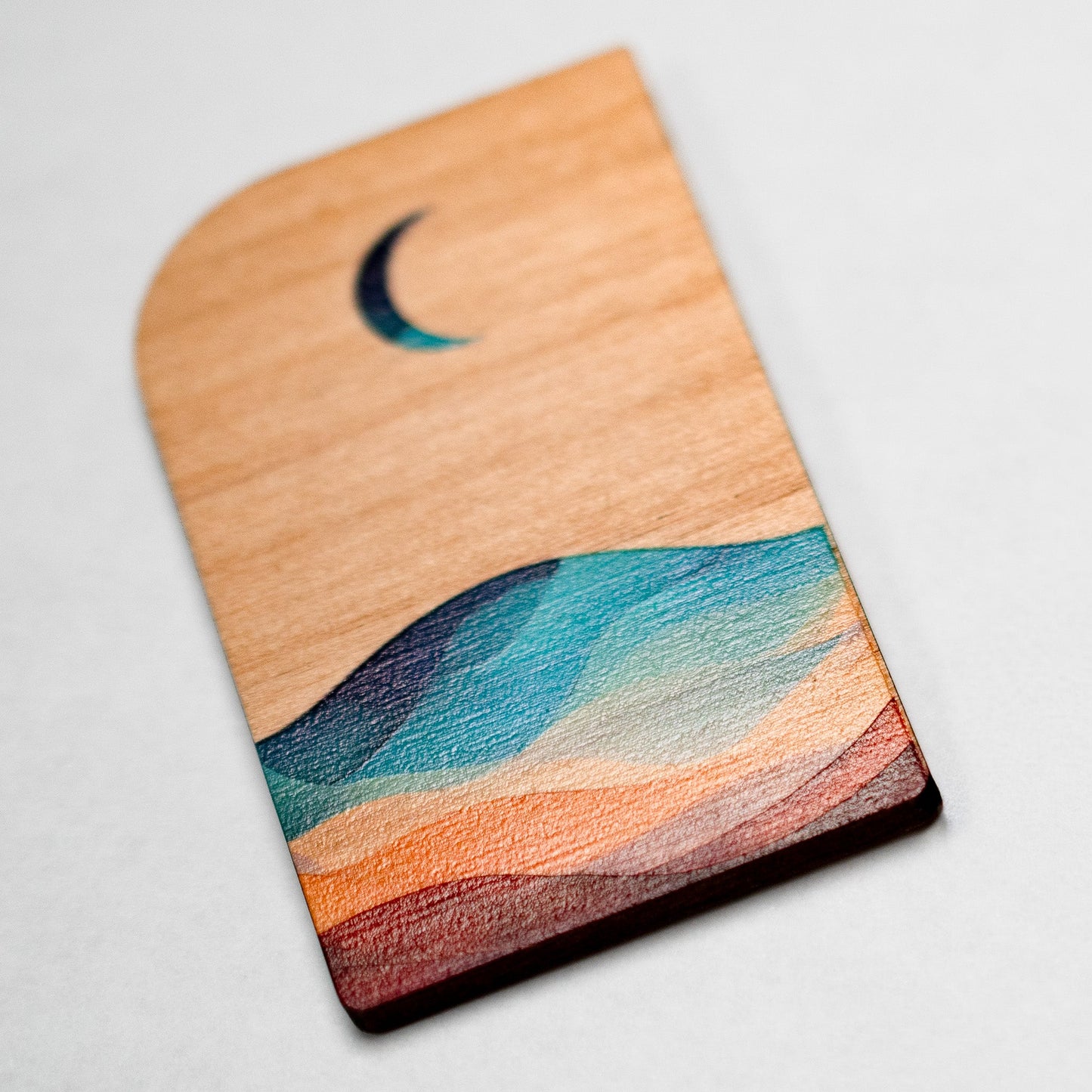 Sun and Moon Wood Magnets