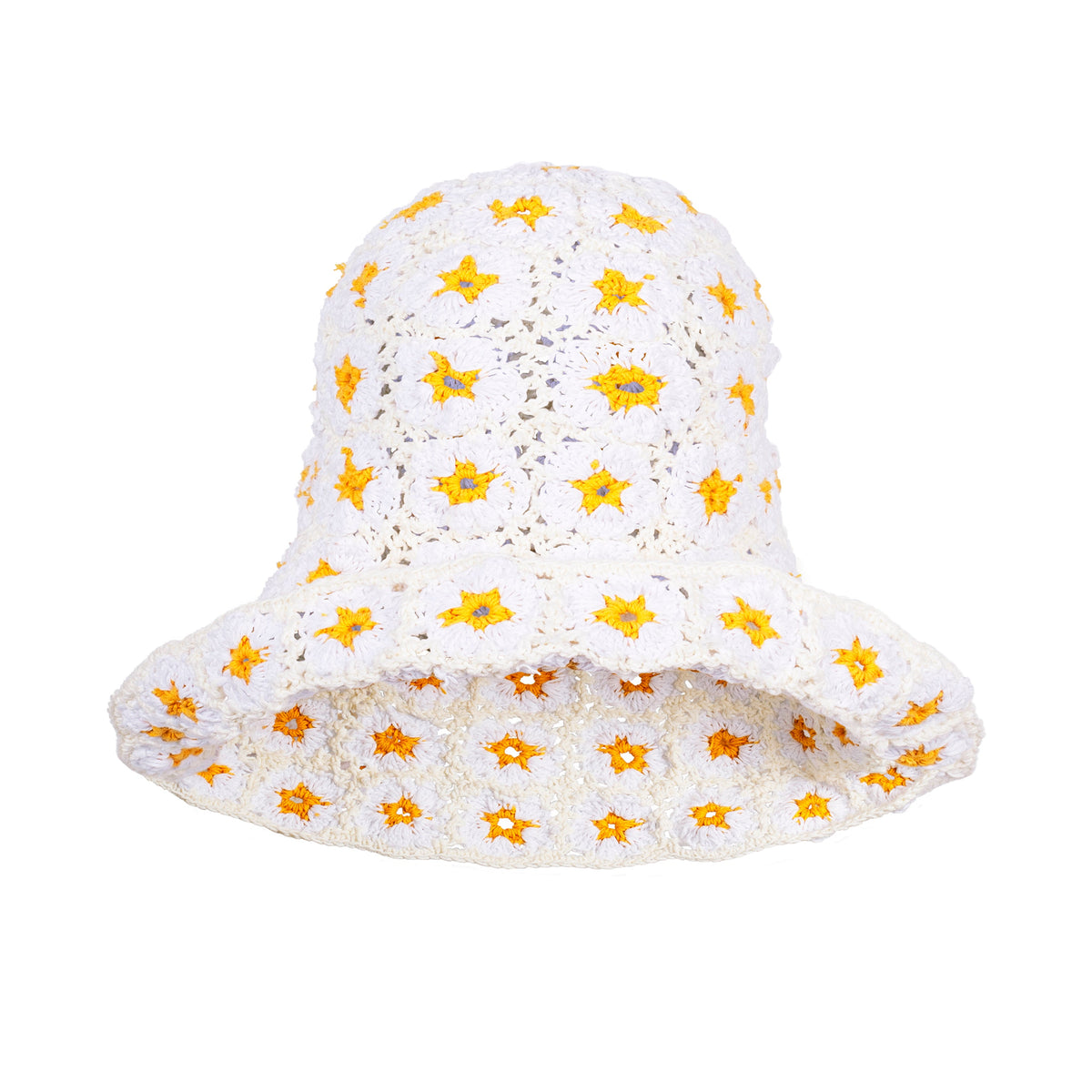 FLORA Crochet Hat in Off White