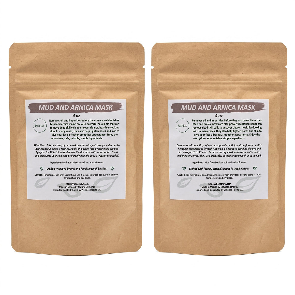 2-Pack Mud & Arnica Facial Mask