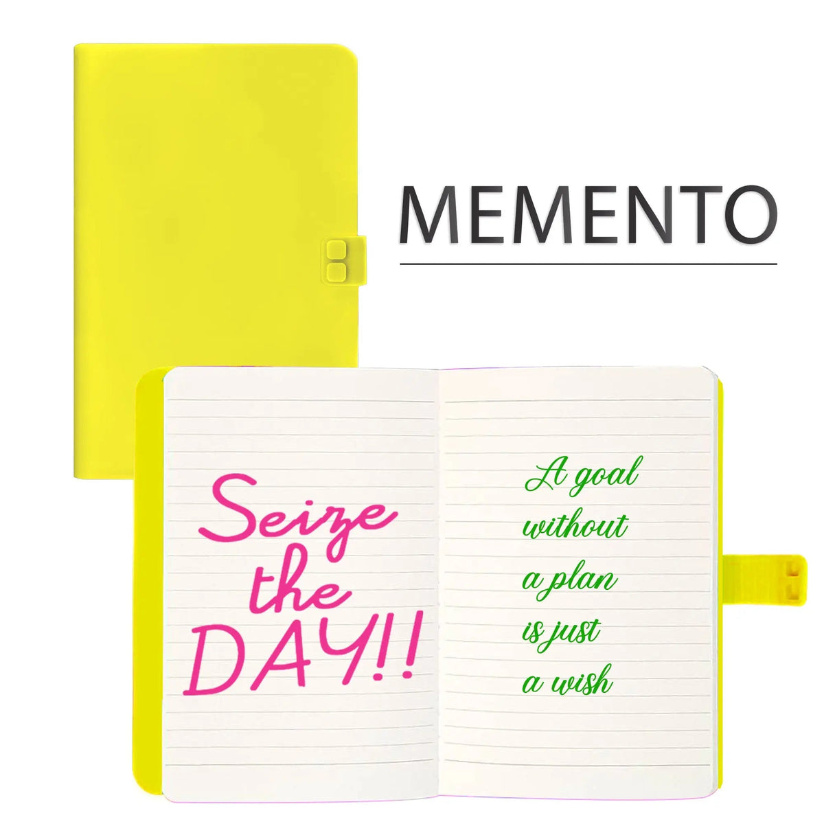 WAFF Memento Journal - Large Yellow