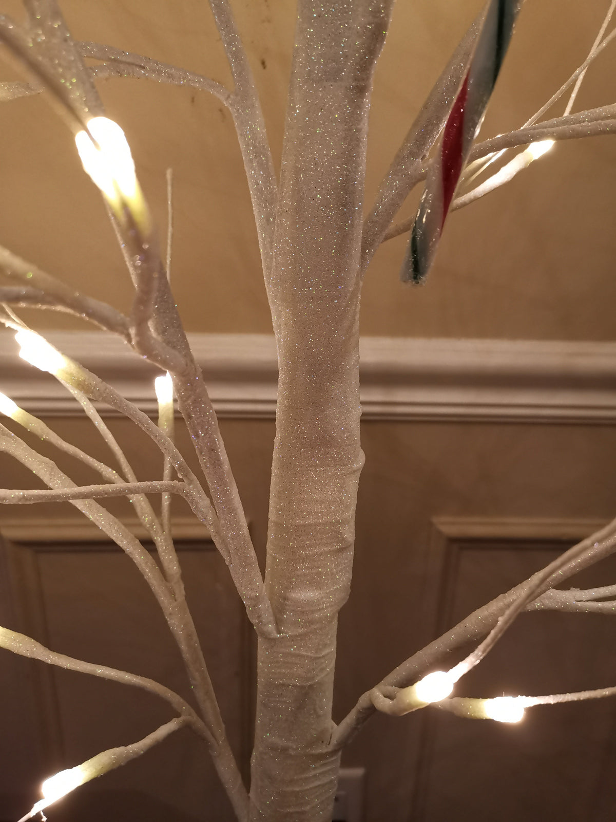 65" Lighted Birch Tree