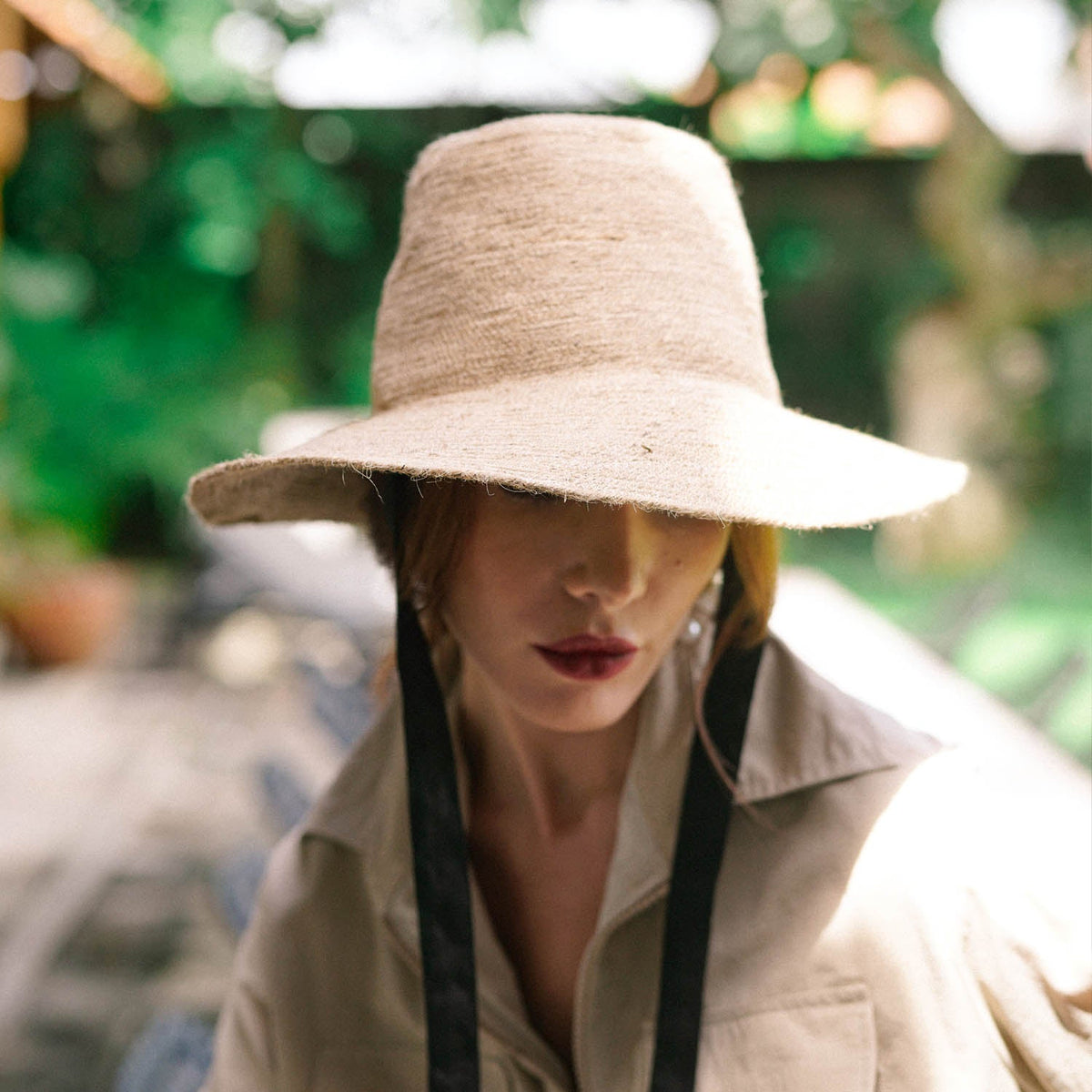 The Meg Jute Straw Hat in Beige