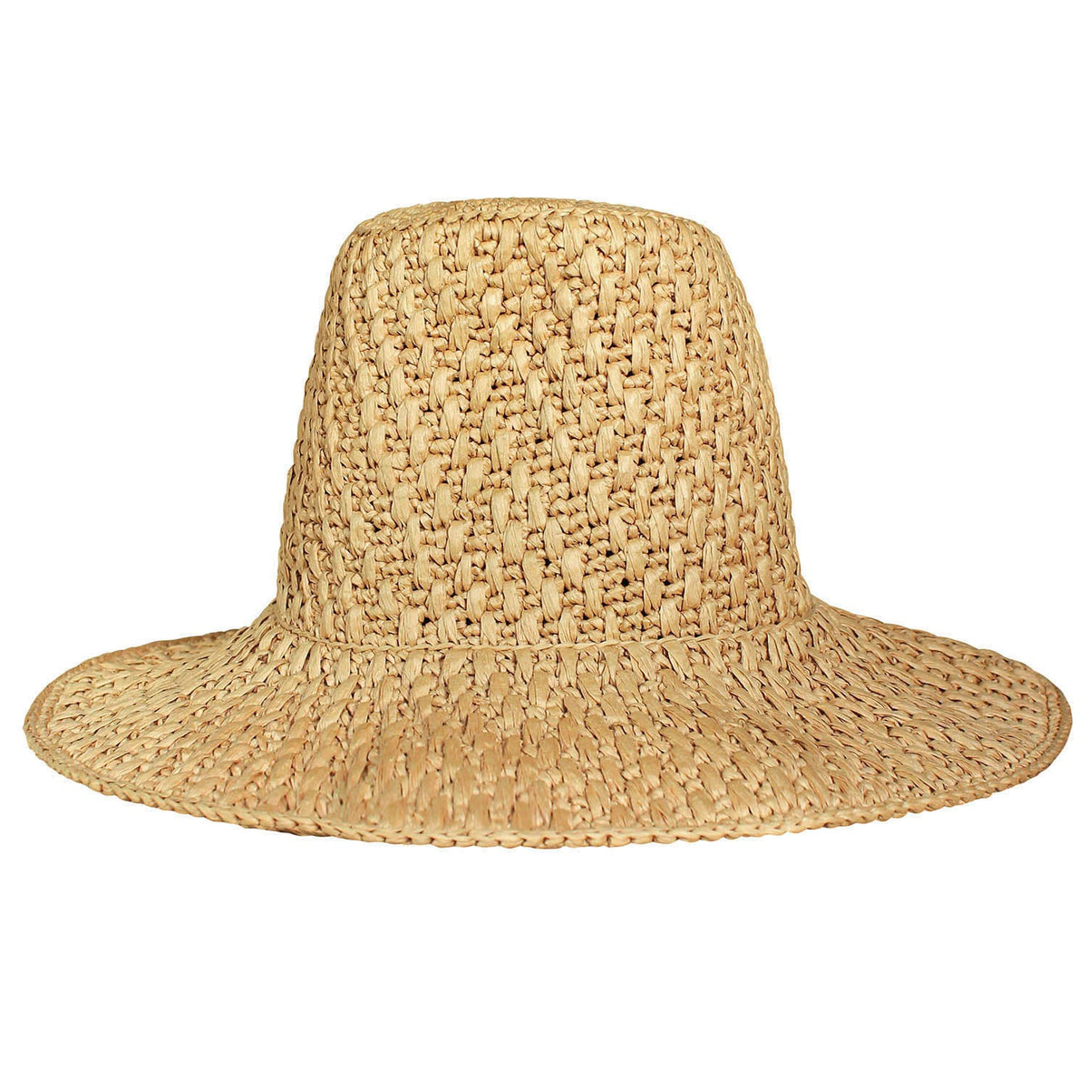 The Nina Raffia Hat in Beige