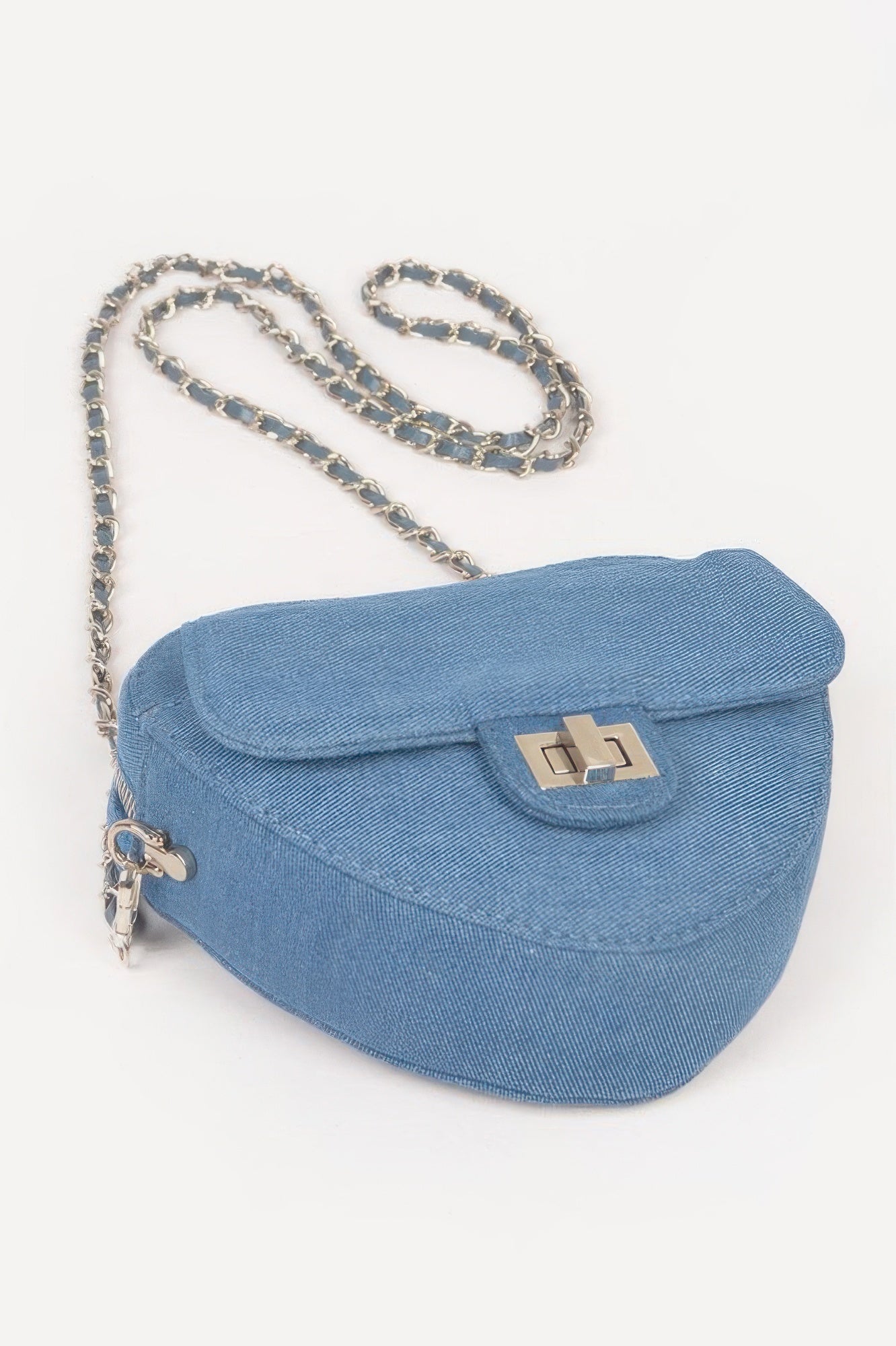 NOHO Heart Denim Crossbody - New Collection Los Angeles - BYMANYC ® New York