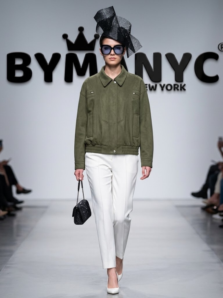 WOMEN'S JACKET Ecological SUTTON PLACE New Collection Top Trendy BYMANYC ® New York