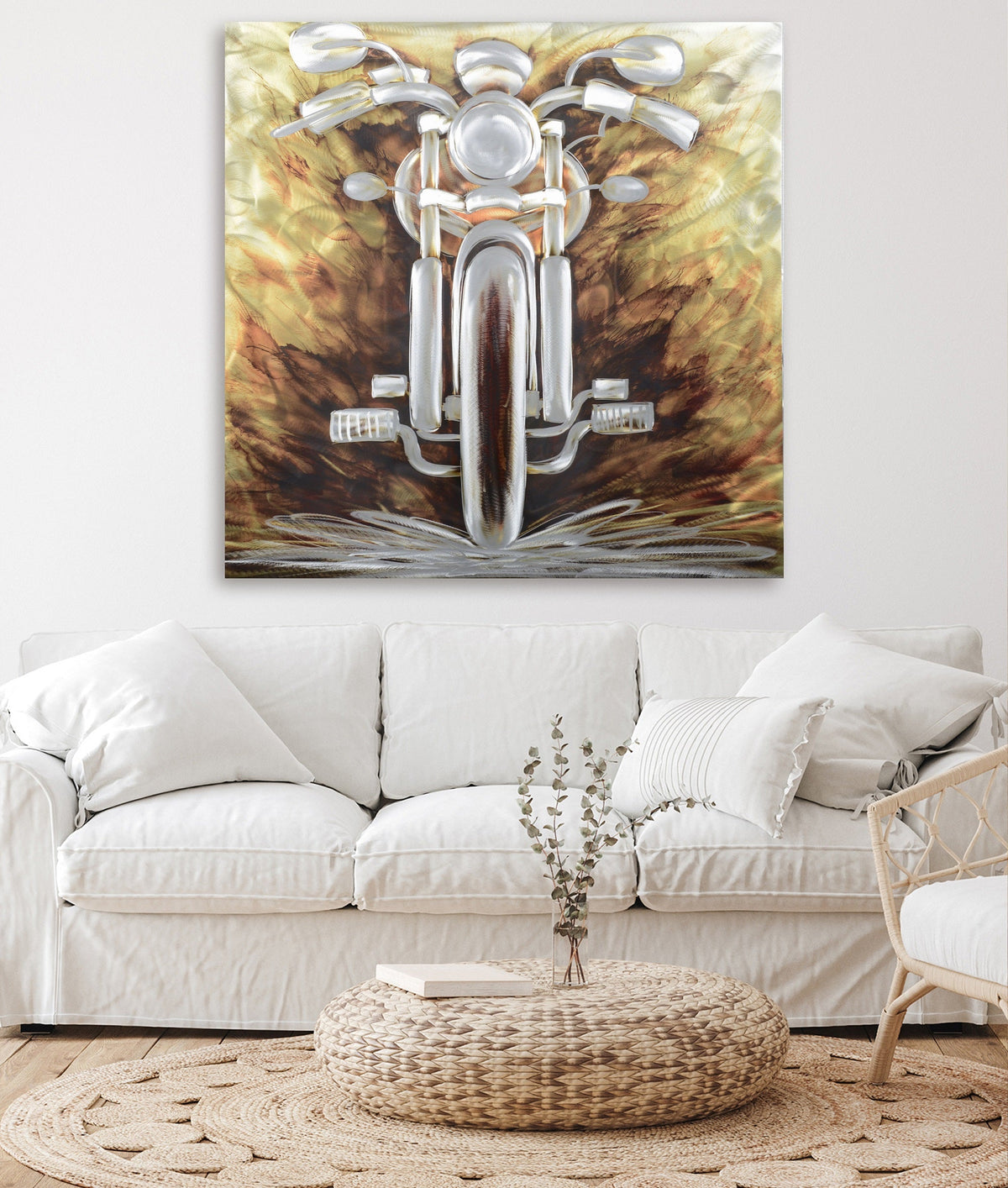 Showcase Motorcycle Metal Wall Art