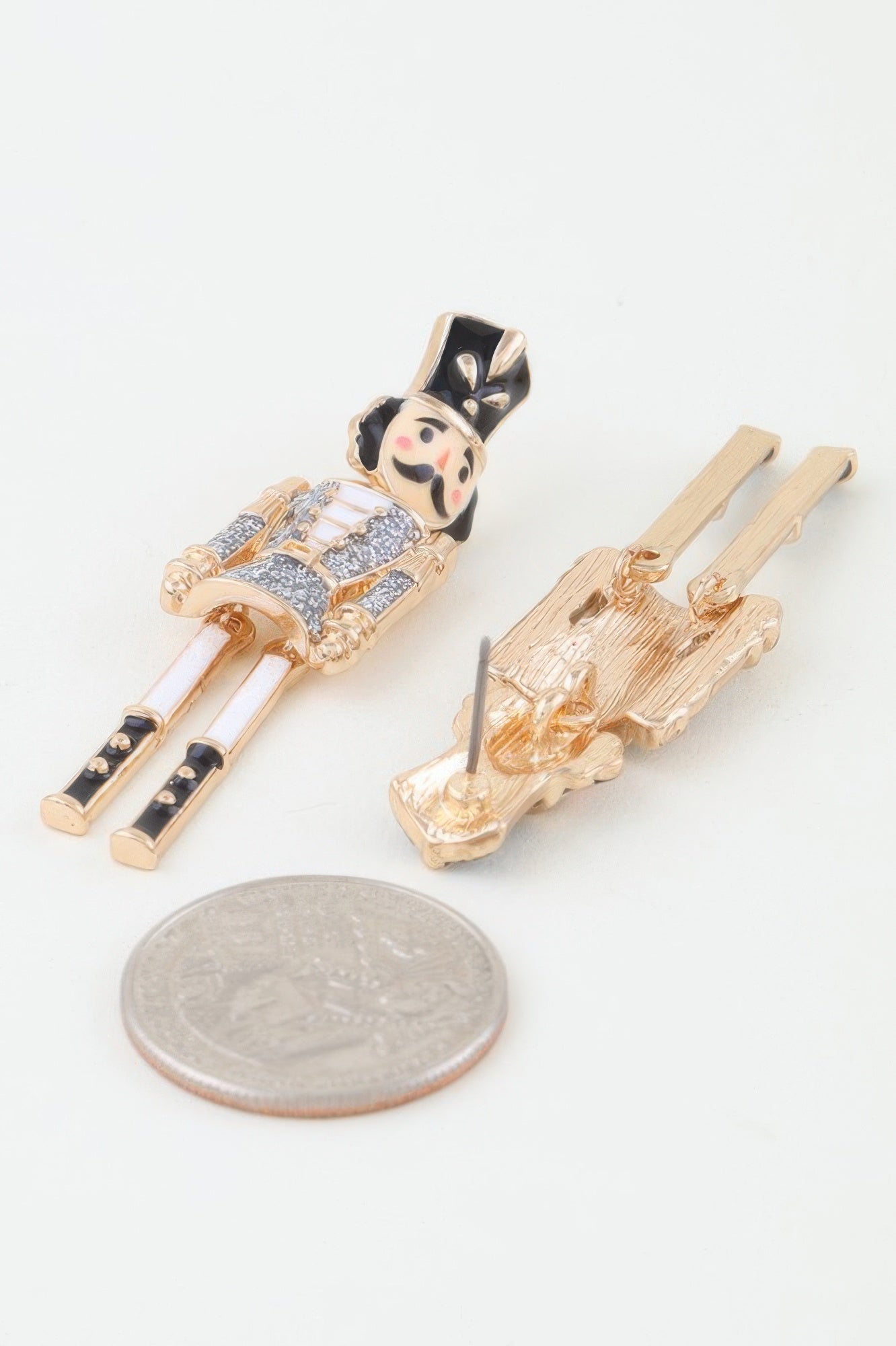 RADIO CITY Glitter Nutcracker Drop Earrings: BYMANYC ® New York