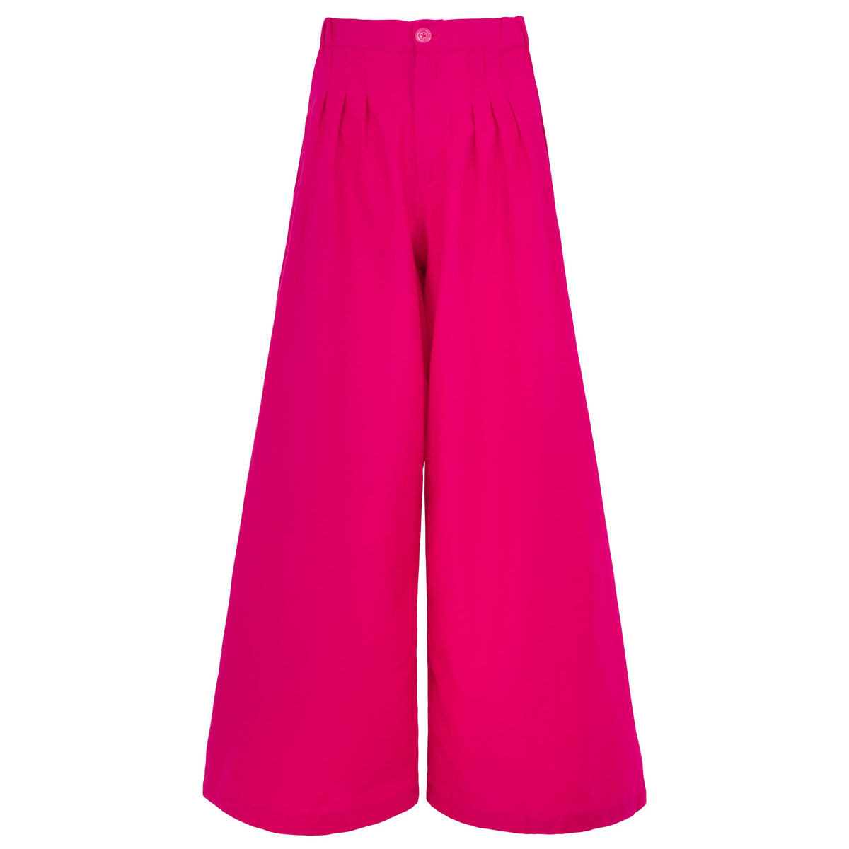 TAYLOR Wide-Leg Palazzo Pants in Hot Pink
