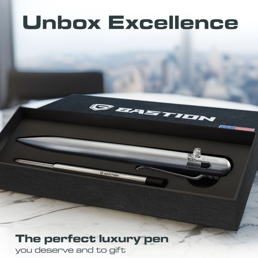 Titanium - Bolt Action Pen by Bastion®