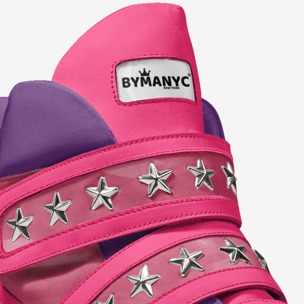 Unisex Limited Edition CHELSEA PINK High-Tops BYMANYC ® New York