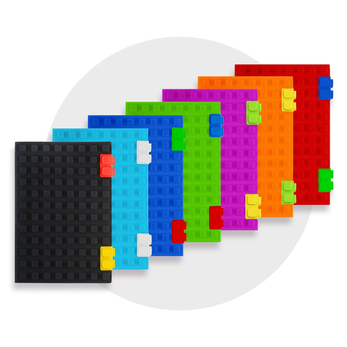 WAFF Journal (Large) With Lego-Like Cover With Add on Clips - Perfect Art Journal