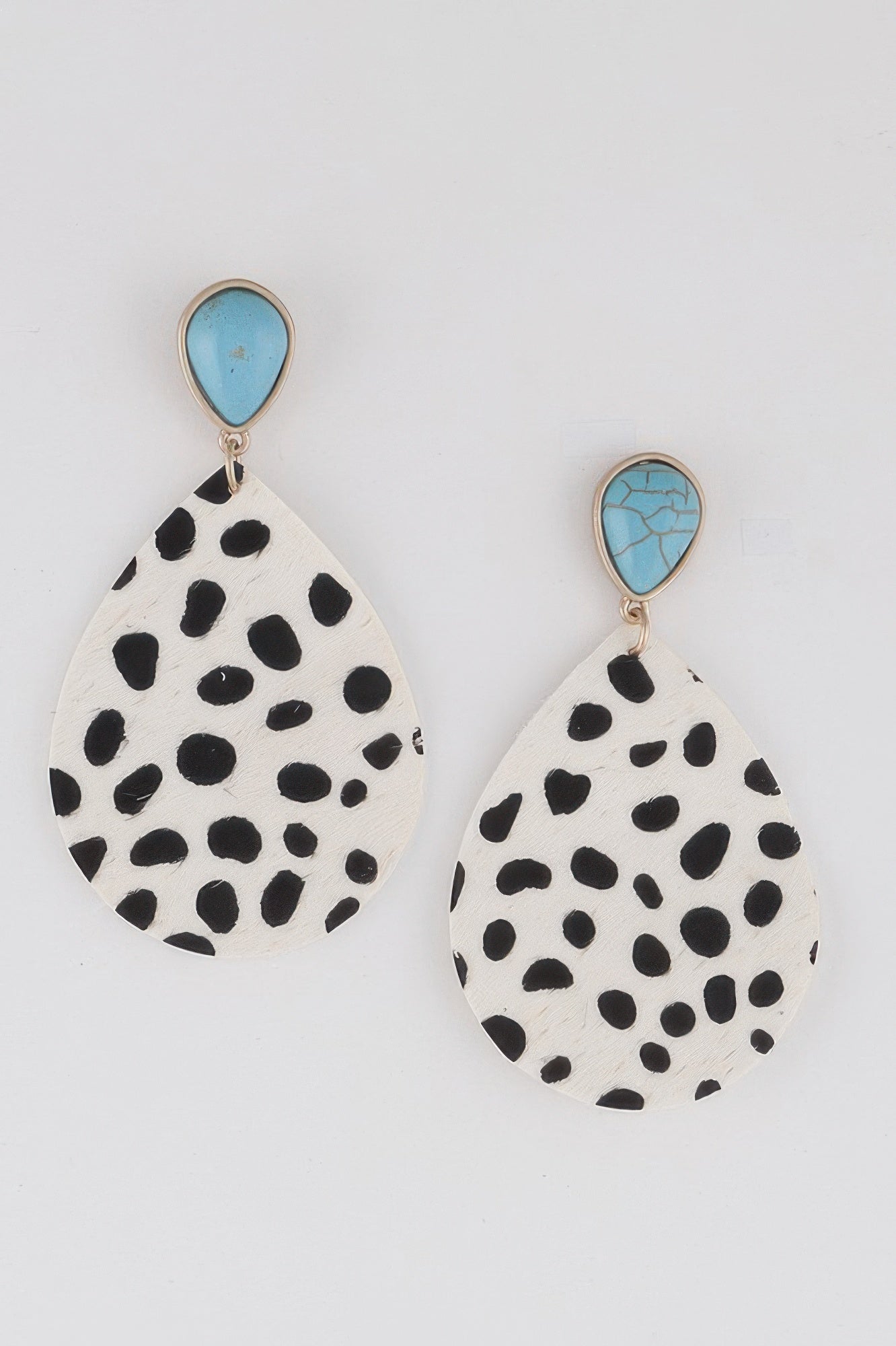 Women's Animal Print Teardrop Earrings BYMANYC ® New York CONTEMPORARY VIBRANT MODERN JEWELRY - New Collection