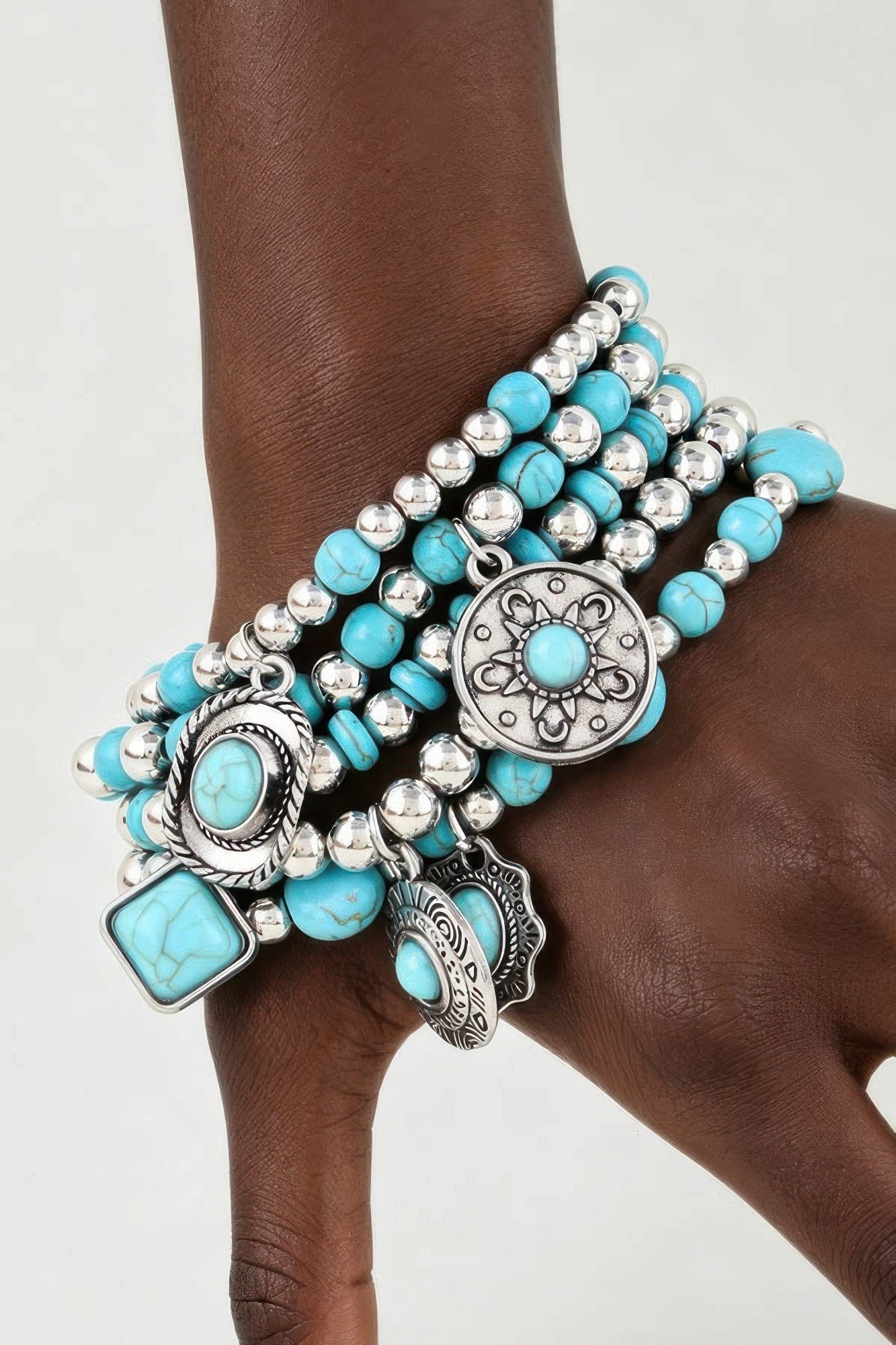 Women's Antique Summer Hat Beaded Bracelet BYMANYC ® New York CONTEMPORARY VIBRANT MODERN JEWELRY - New Collection