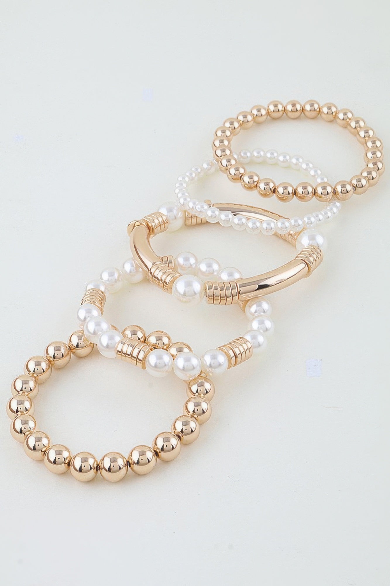 Women's Multi Crystal Beaded Bracelet BYMANYC ® New York CONTEMPORARY VIBRANT MODERN JEWELRY - New Collection