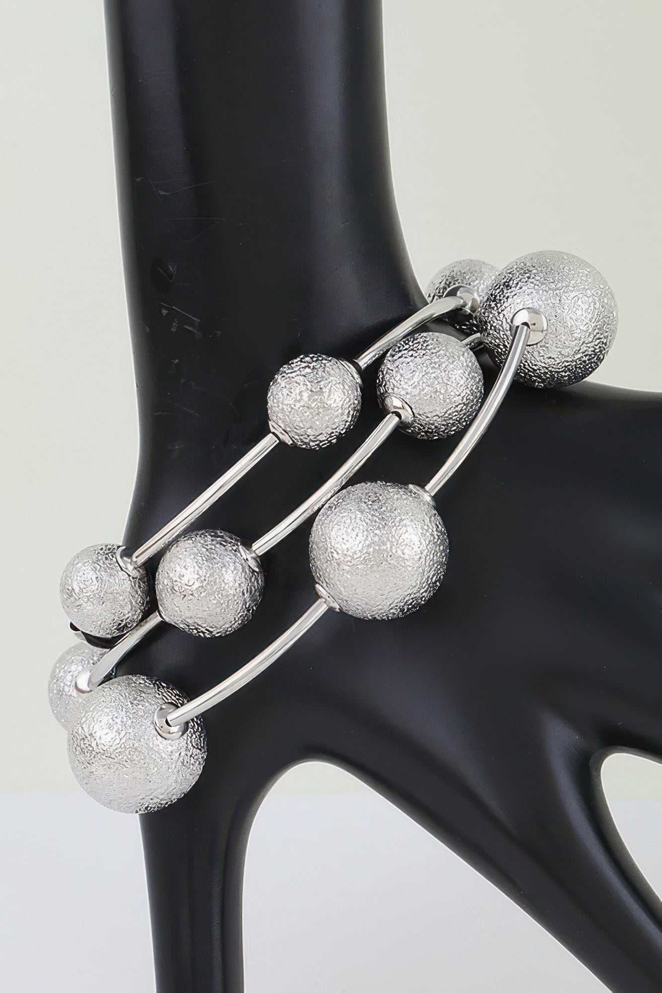 Women's Bracelet Set Bangles BYMANYC ® New York SOHO HAMMERED TUBE - New Collection