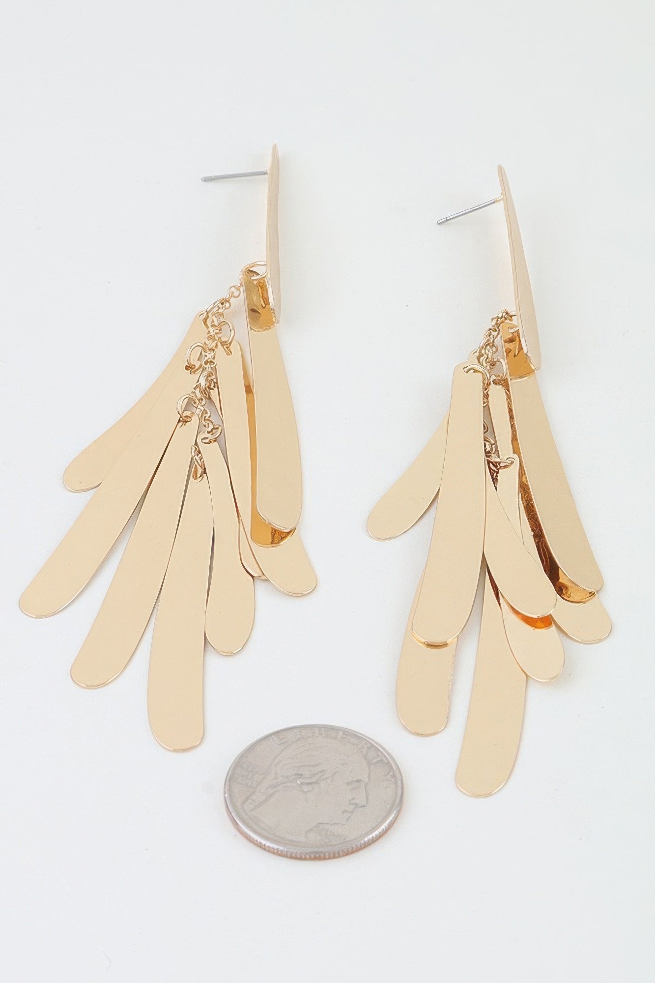 Women's Earrings Drops Feather BYMANYC ® New York SOHO MODERN FEATHER - New Collection