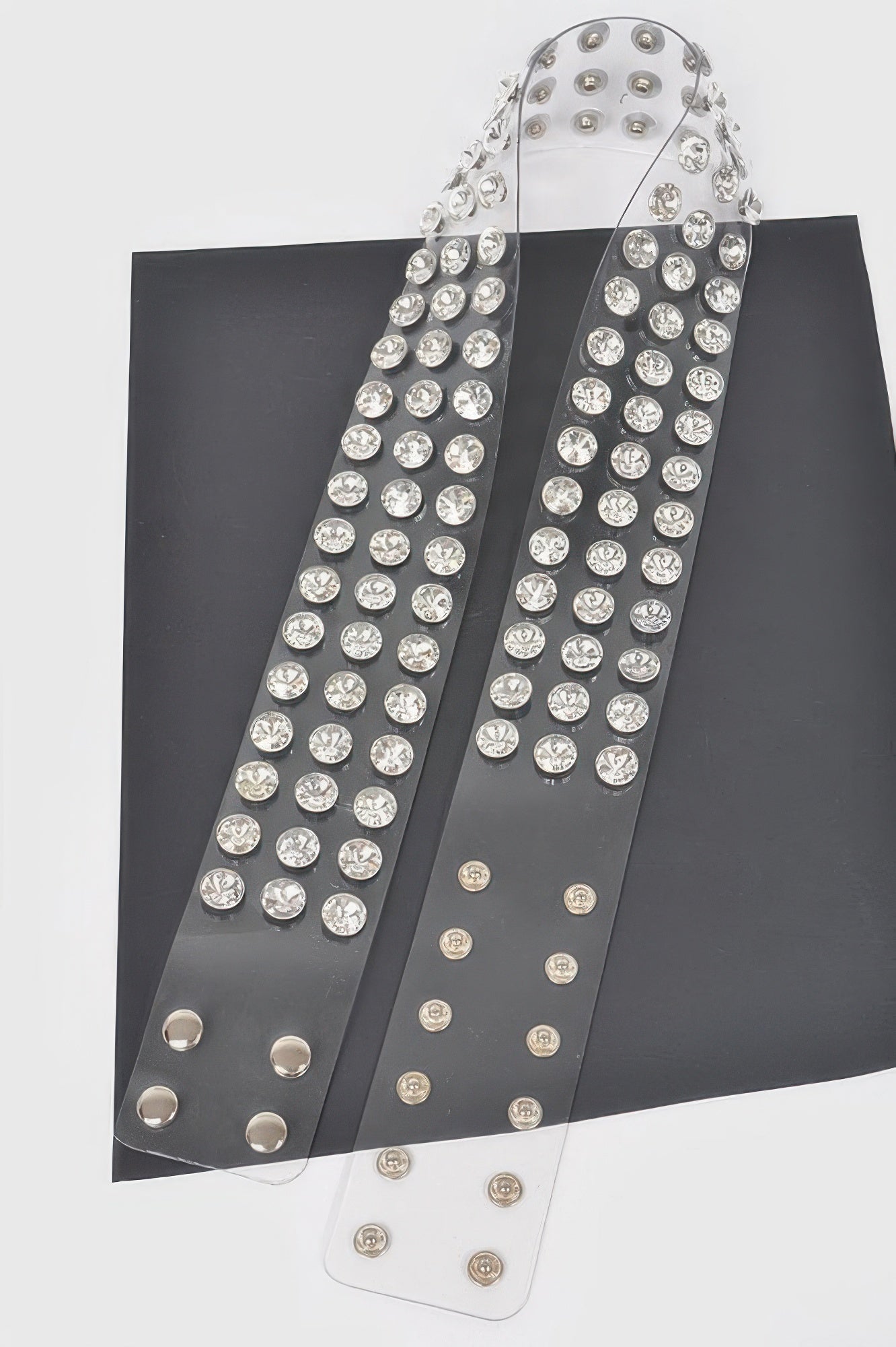 WOMEN'S BELT CHELSEA Clear Large Stone BYMANYC ® New York