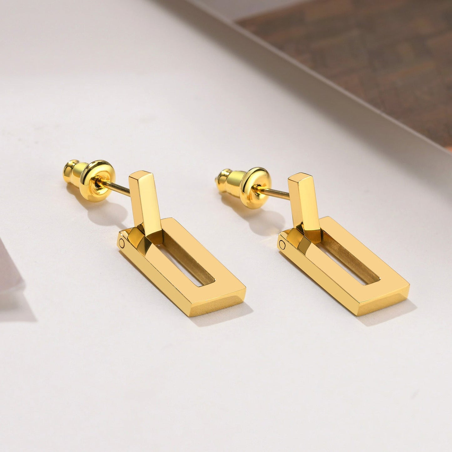 WOMEN'S EARRINGS Gold Color HUDSON - BYMANYC ® New York