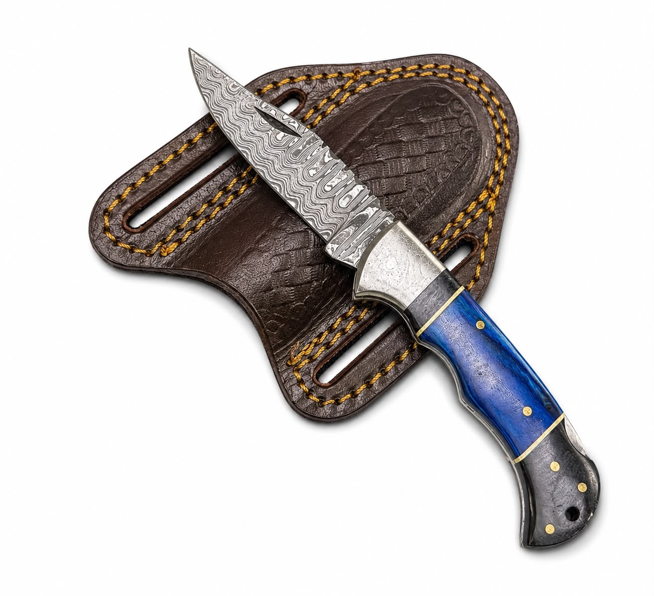 Titan Skyforge Damascus Folding Knife TFT-113