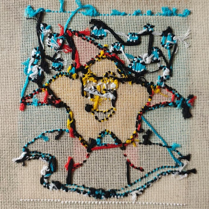 🧵Cheerful Starfish Underwater