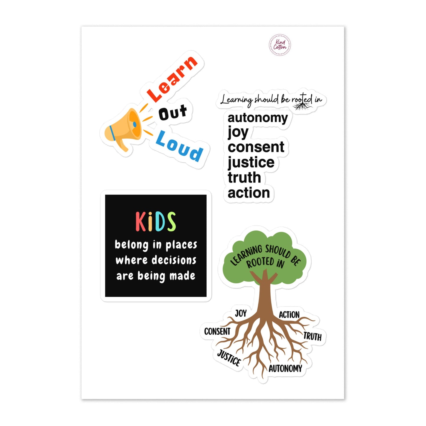 Growing Toward Liberation™ Sticker Sheet