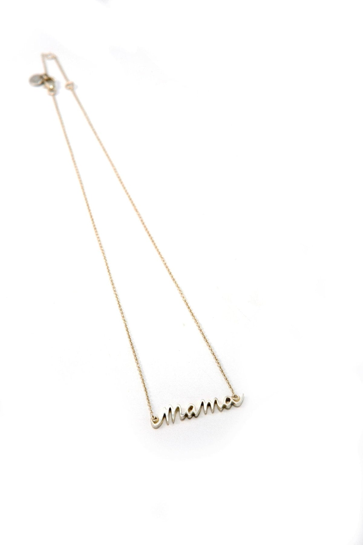 Mama Script Necklace