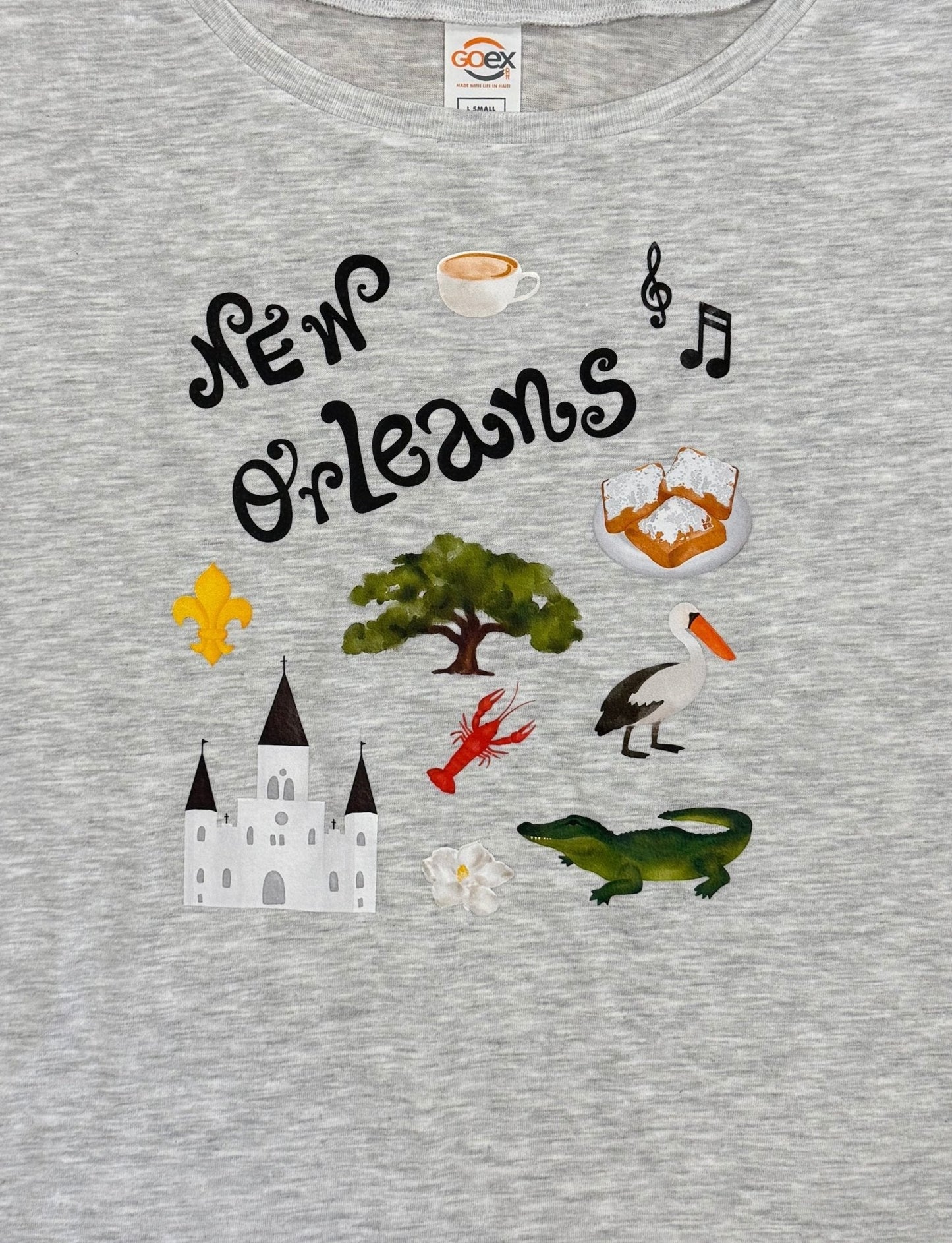 New Orleans Eco-Triblend Flowy Tee : Fair Trade