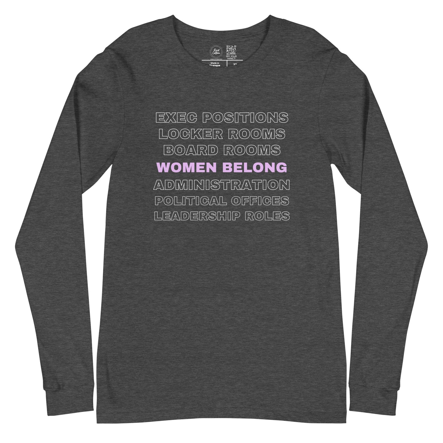 Women Belong Classic Long Sleeve