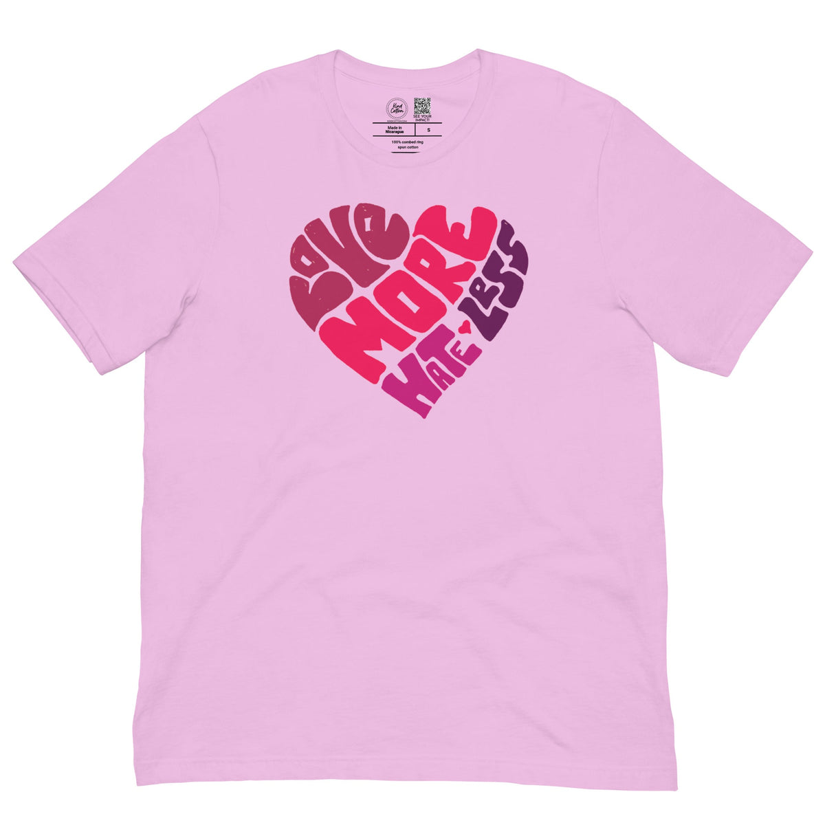 Love More Hate Less Classic Tee