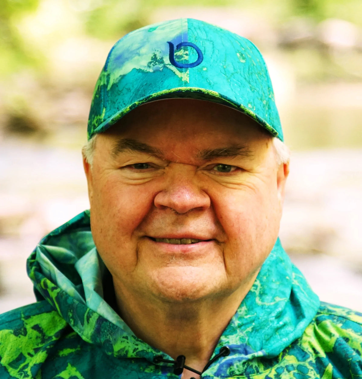 Brella® Blue Green Unisex Waterproof Hat | All-Weather Protection