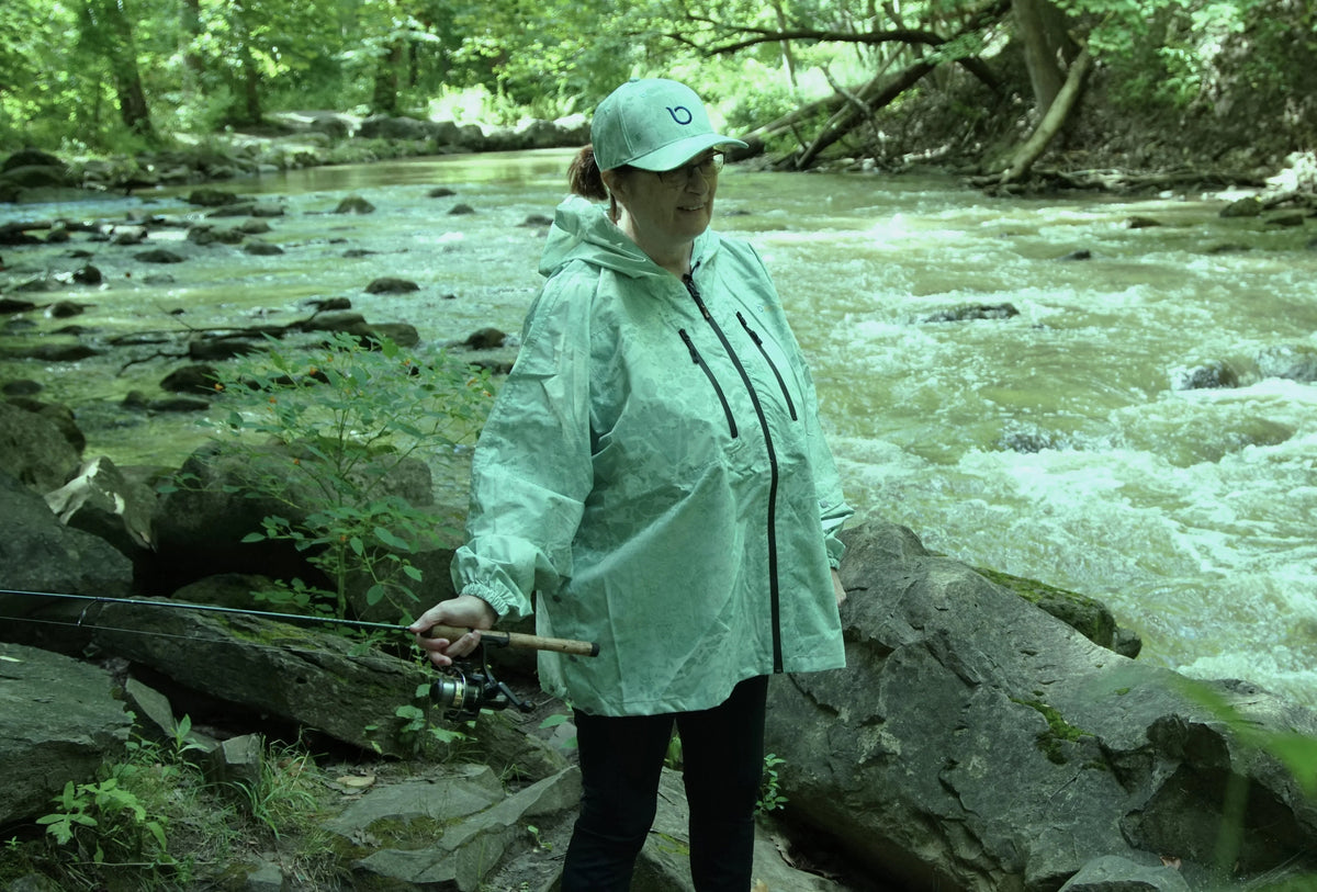 Brella Light Green Unisex Rain Jacket
