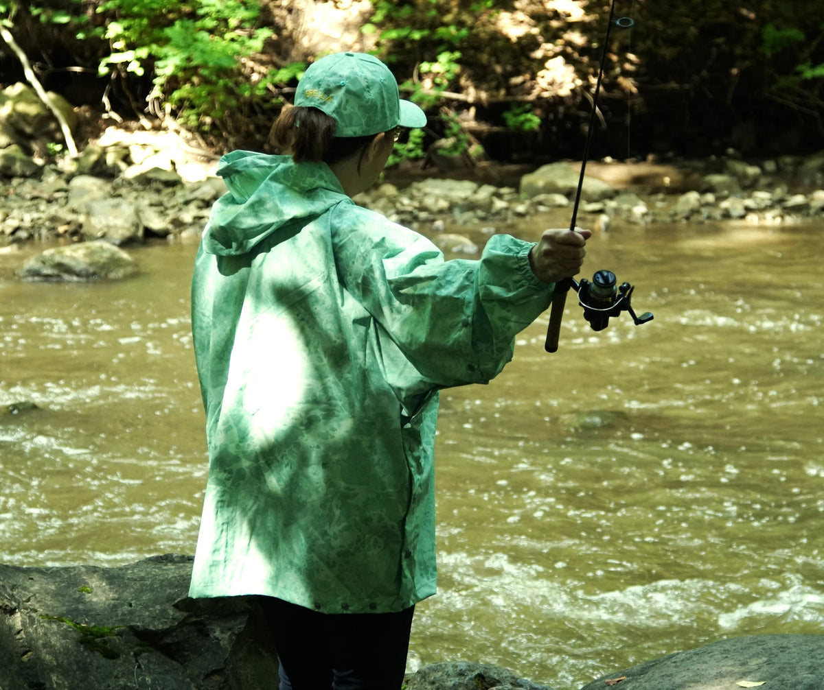 Brella Light Green Unisex Rain Jacket