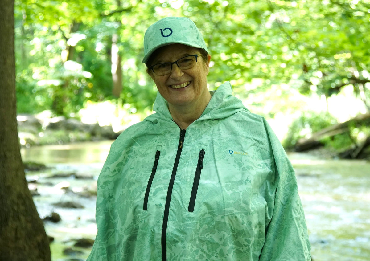 Brella Light Green Unisex Rain Jacket