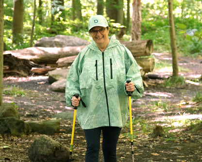 Brella Light Green Unisex Rain Jacket