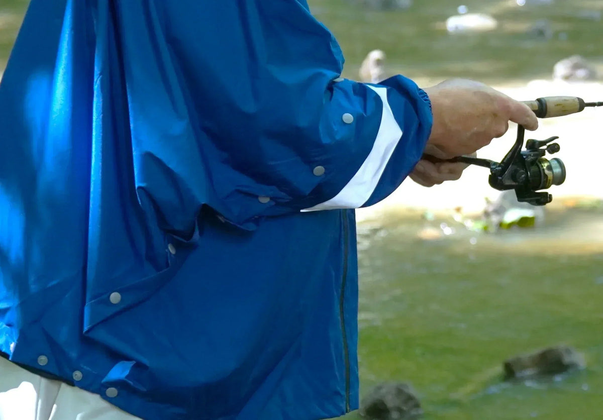 Brella® Blue Unisex Rain Jacket Reflective Strips | All-Weather Protection