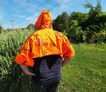 Brella Realtree AP Blaze Camo Unisex Half Rain Jacket