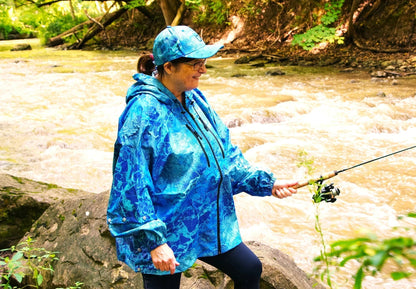 Brella Blue Unisex Rain Jacket