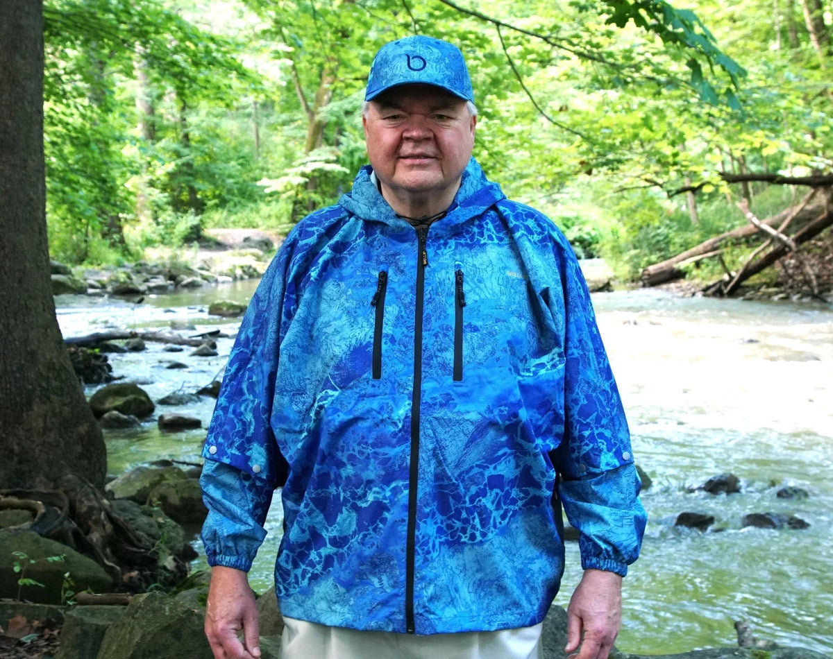 Brella Blue Unisex Rain Jacket