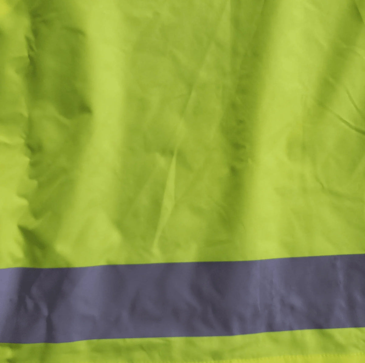 Brella Lime Green Unisex Hybrid Rain Jacket W/ Reflective Strips