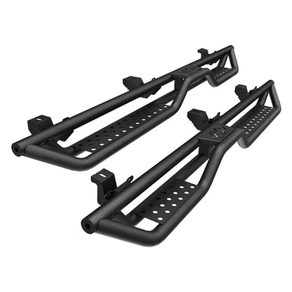Running Boards Nerf Bars Side Steps For 07-18 Jeep Wrangler JK Unlimited 4 Door