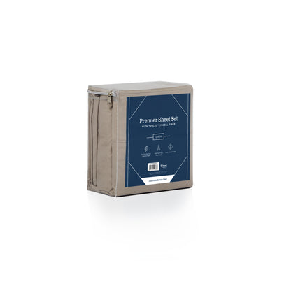 Weekender Tencel Sheet Set, split cal king, Slate