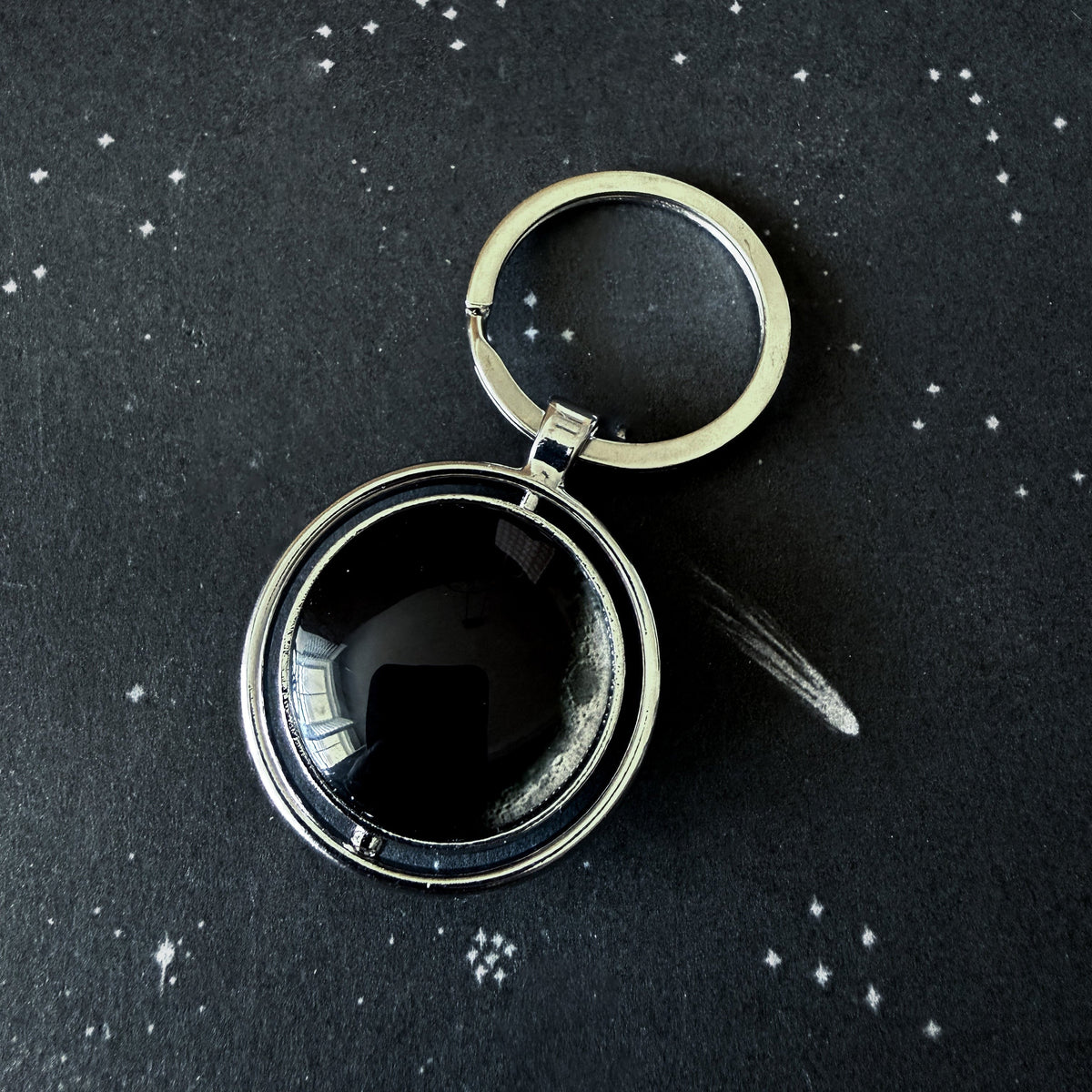 My Moon Double Sided Fidget Keychain With Two Custom Lunar Phases
