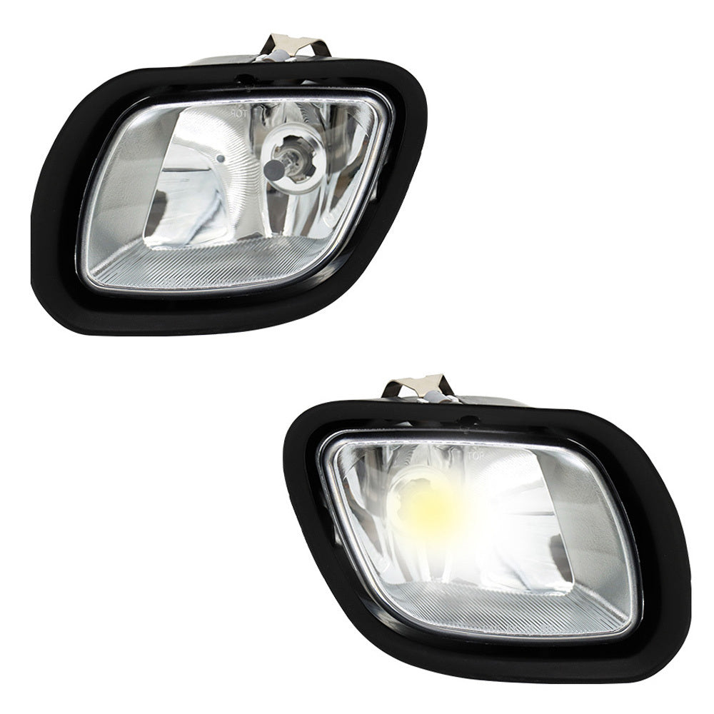 Fog Lights Compatible With 2008-2016 Freightliner Cascadia With Bulbs Pair