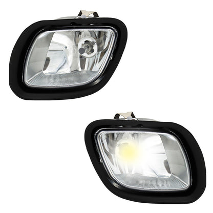 Fog Lights Compatible With 2008-2016 Freightliner Cascadia With Bulbs Pair
