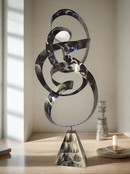 Infinite Path Metal Sculpture Original Artwork